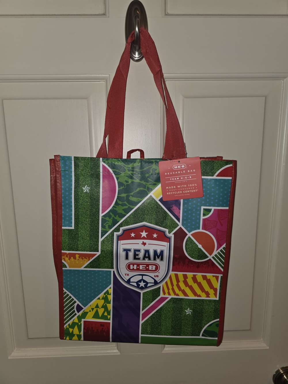 H-E-B Team Reusable Tote Bag - Multicolor